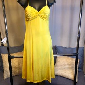 Yellow summer dress
